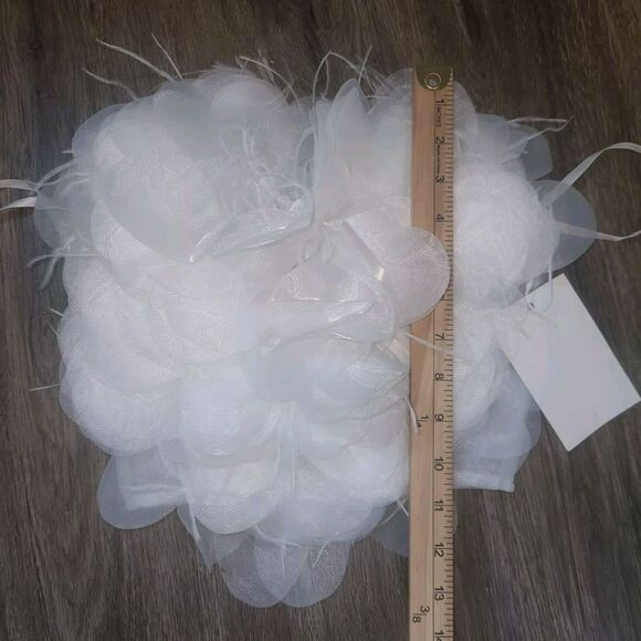 NWT Par‎ Violet Top Size Medium Tribute Bustier White Zip Back Designer - Picture 11 of 12